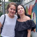 Canan Dogan, Ko-Vorsitzende des OV Innenstadt-Nord, mit Ratsfrau Mia Helmis