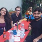 Besuch der Jusos mit ihrem Vorsitzenden Sercan Karaagac (re.)